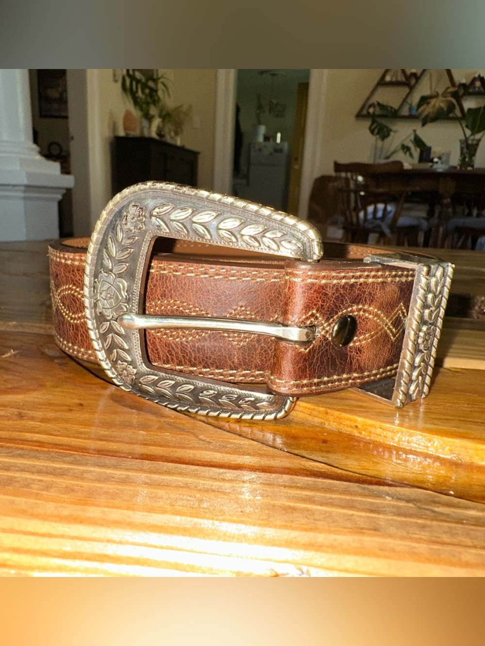 ARIAT Women's Fatbaby Center Stitch Belt